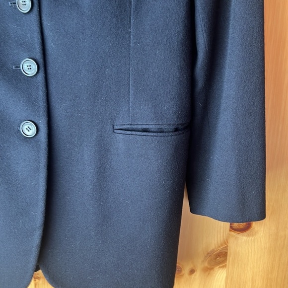 Vintage 90’s Victor Victoria navy cashmere blazer. Made in Italy, Size 44 - Picture 3 of 8